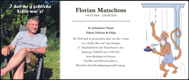 Florian Matschoss Sterbeanzeige
